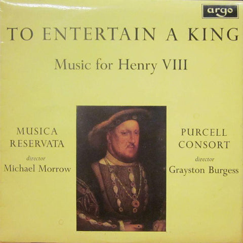 Musica Reservata/Purcell Consort-To Entertain A King-Argo-Vinyl LP