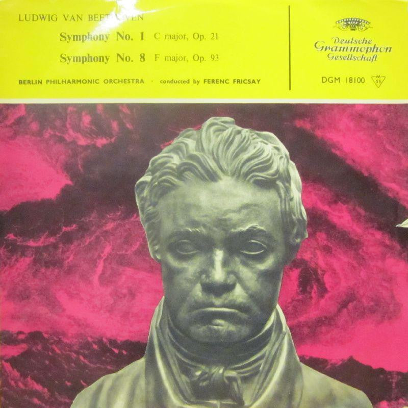 Beethoven-Symphony No.1 & 8-Deutsche Grammophon-Vinyl LP