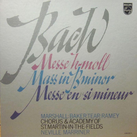Bach-Messe-Philips-3x12" Vinyl LP Box Set