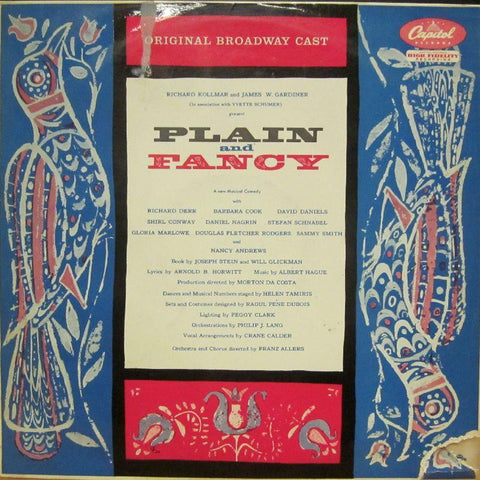 Original Broadway Cast-Plain And Fancy-Capitol-Vinyl LP