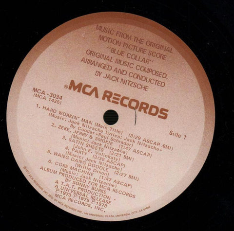Blue Collar-MCA-Vinyl LP-VG/Ex+