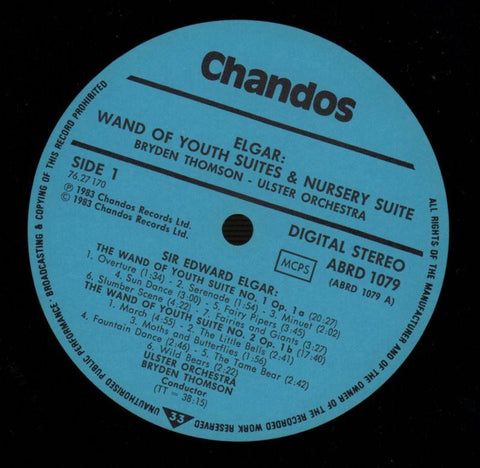 Wand Of Youth Suites-Chandos-Vinyl LP Gatefold-VG+/Ex