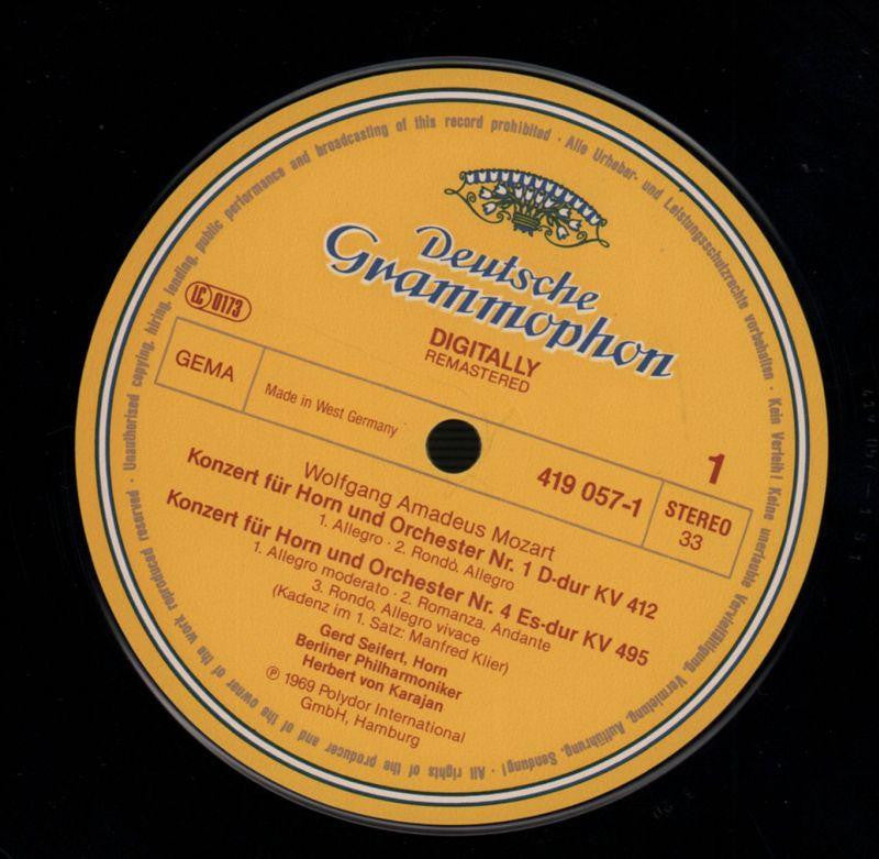 Konzert Fur Horn Und Orchester-Deutsche Grammophon-Vinyl LP-VG+/NM