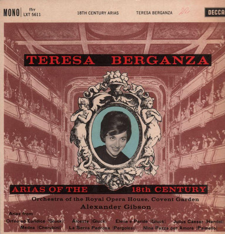 Teresa Berganza-Arias Of The 18th Century-Decca-Vinyl LP