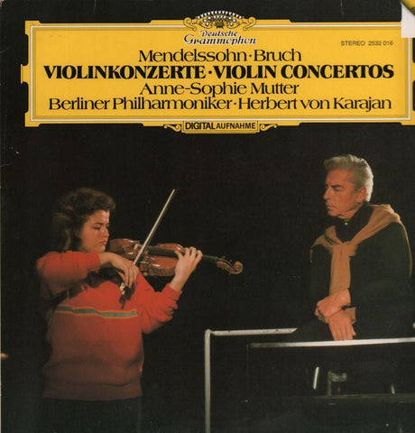 Mendelssohn-Violin Concertos Berlin Philharmonic/Karajan-Deutsche Grammophon-Vinyl LP