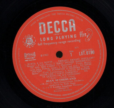 Sings Verdi-Decca-Vinyl LP-Ex-/VG