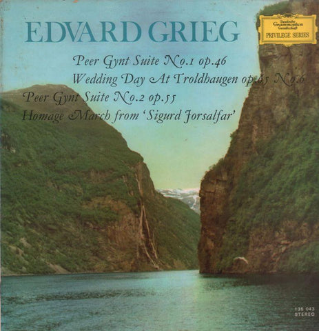 Grieg-Peer Gynt Suite Kraus/Steiner-Deutsche Grammophon-Vinyl LP