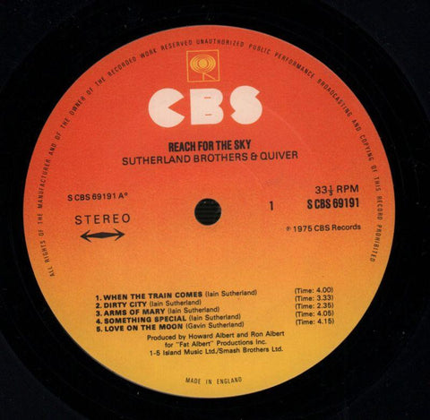 Reach For The Sky-CBS-Vinyl LP-Ex-/VG+