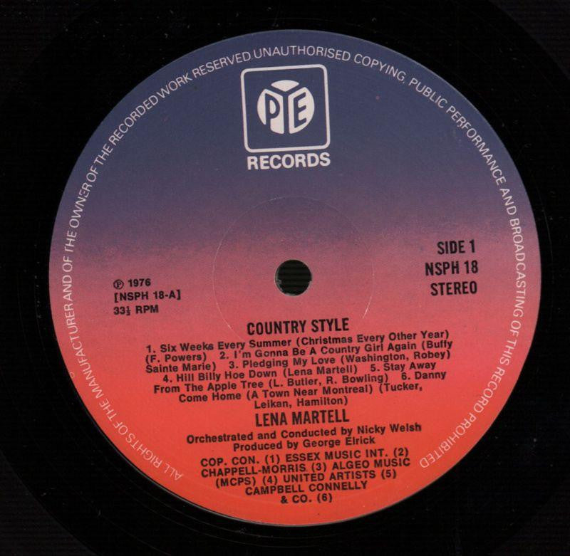 Country Style-Pye-Vinyl LP Gatefold-VG+/VG+