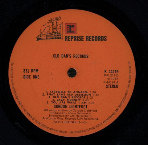 Old Dan's Records-Wea-Vinyl LP-VG+/VG+
