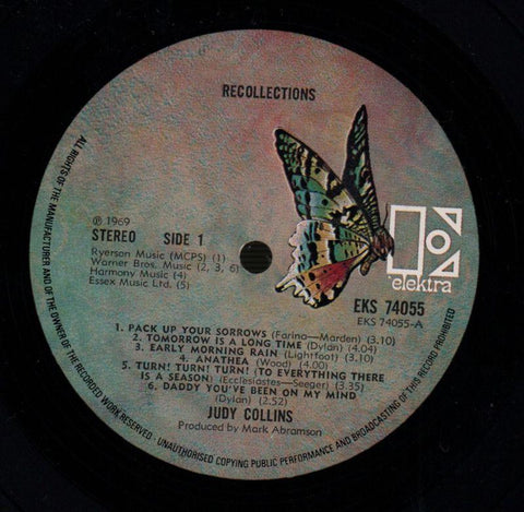 Recollections-Elektra-7" Vinyl P/S-Ex/VG+