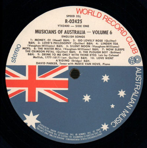 Vol.6-World Record Club-Vinyl LP-VG+/Ex