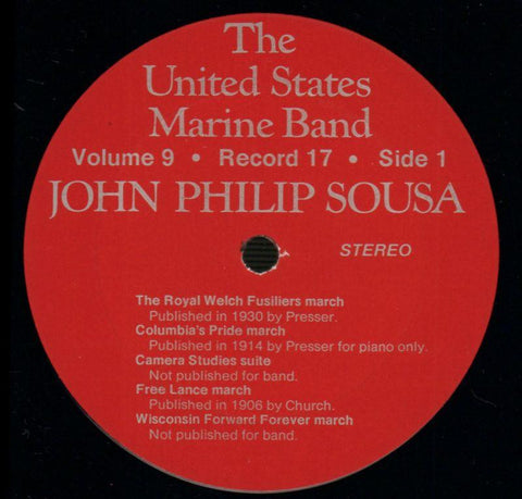 The Heritage Of John Philip Sousa Volume Nine-2x12" Vinyl LP Gatefold-VG+/Ex