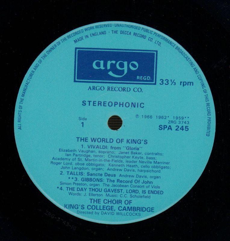 The World Of Kings-Argo-Vinyl LP-Ex+/NM