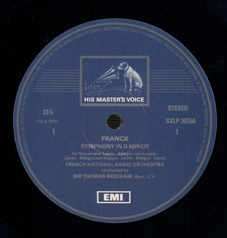 Franck Symphony In D Minor-EMI-Vinyl LP-Ex/Ex+