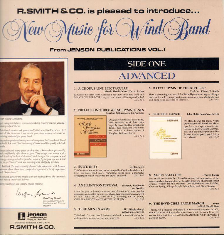 R.Smith & Co-New Music For Wind Band-Jenson-Vinyl LP-Ex/Ex