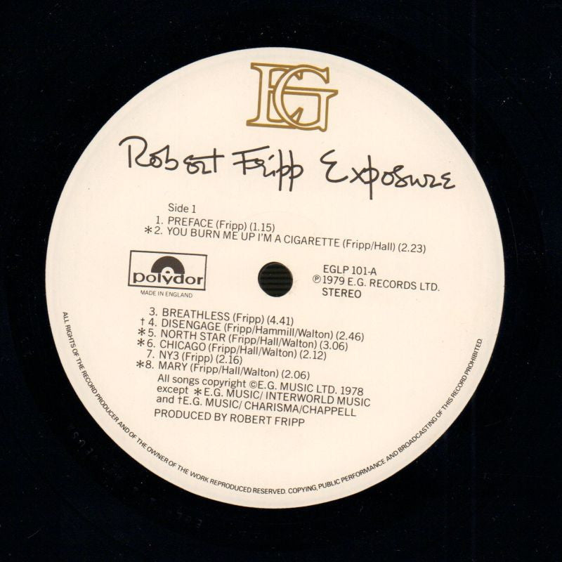 Exposure-Polydor-Vinyl LP-VG/NM