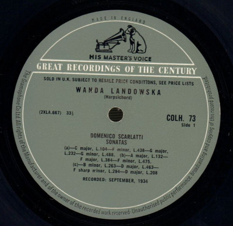 Sonatas Vol.1-HMV-Vinyl LP-VG/Ex