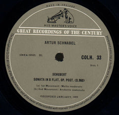 Schubert-Allegretto-HMV-Vinyl LP-VG/Ex