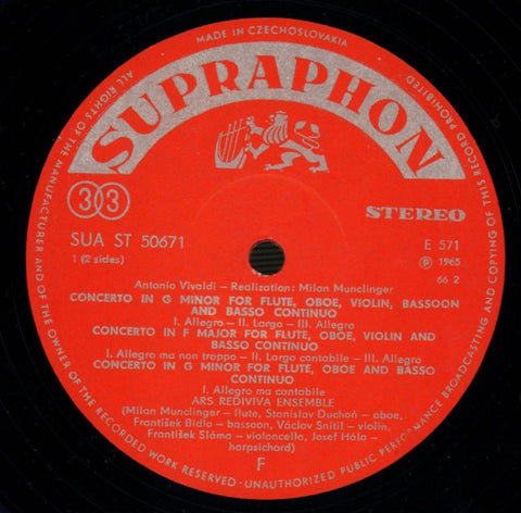5 Concertos-Supraphon-Vinyl LP Gatefold-VG/NM