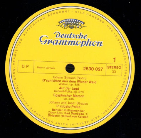 Walzer Polkas Marsche-Deutsche Grammophon-Vinyl LP-VG+/VG+