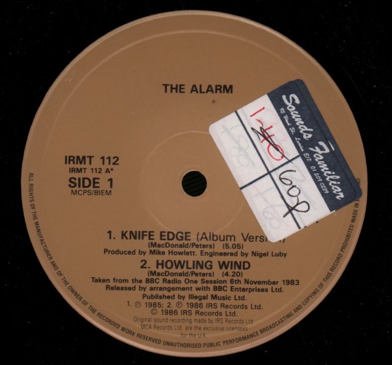 Knife Edge-IRS-12" Vinyl-VG/VG
