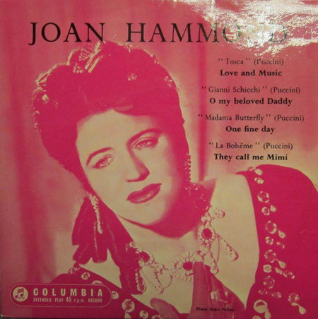 Joan Hammond-Madame Butterfly- One Fine Day-Columbia-7" Vinyl