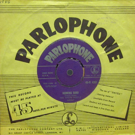 The Vipers Skiffle Group-Homing Bird-Parlophone-7" Vinyl