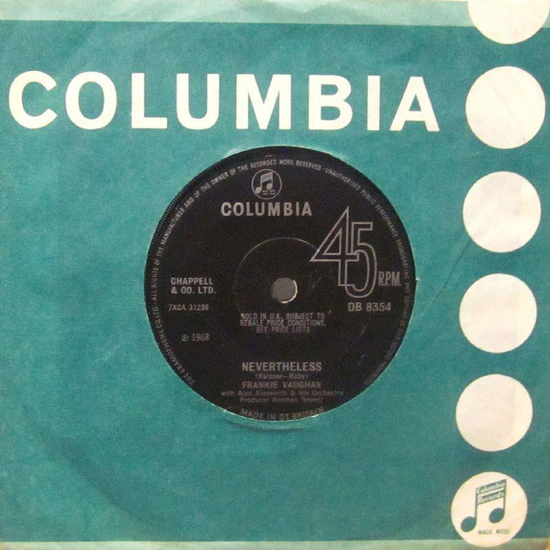 Frankie Vaughan-Nevertheless-Columbia-7" Vinyl