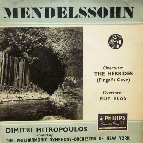 Mendelssohn-Overtures E.P-Philips-7" Vinyl