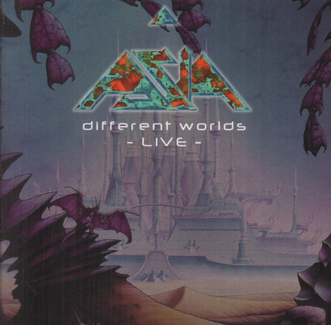Asia-Different Worlds- Live-Secret-2CD Album