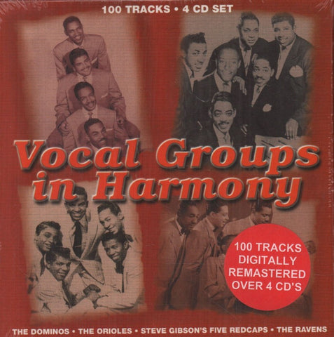Various Blues-Vocal Groups In Harmony-Secret/Boulevard Vintage-4CD Album Box Set