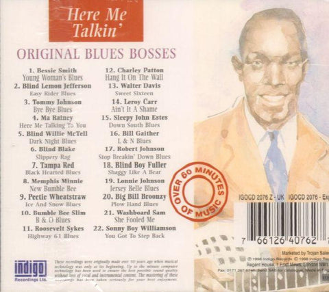 Original Blues Bosses: Here Me Talkin'-Indigo-CD Album-New