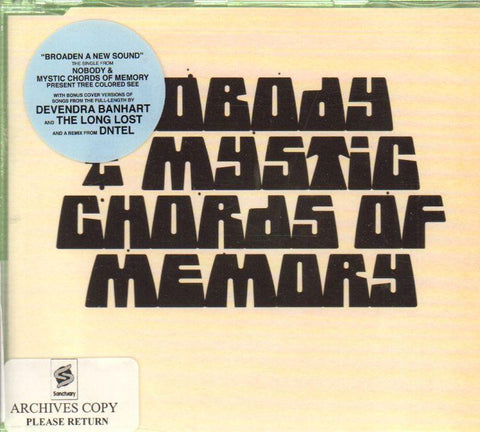 Nobody & Mystic Chords of Memory-Broaden A New Sound-CD Single