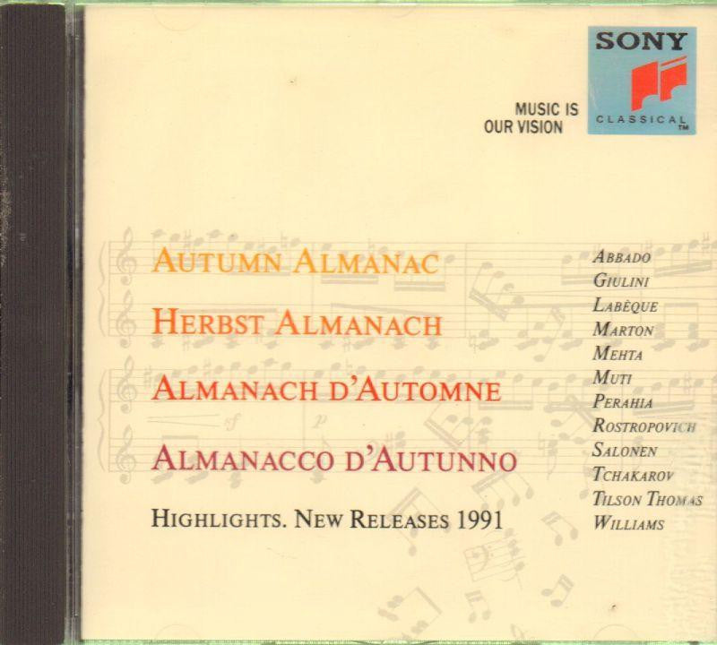Various Classical-Sony Herbst Almanach - New Releases 1991-CD Album