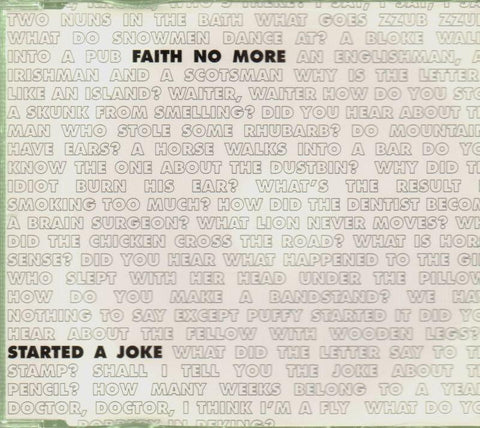 Faith No More-Started A Joke-CD Single
