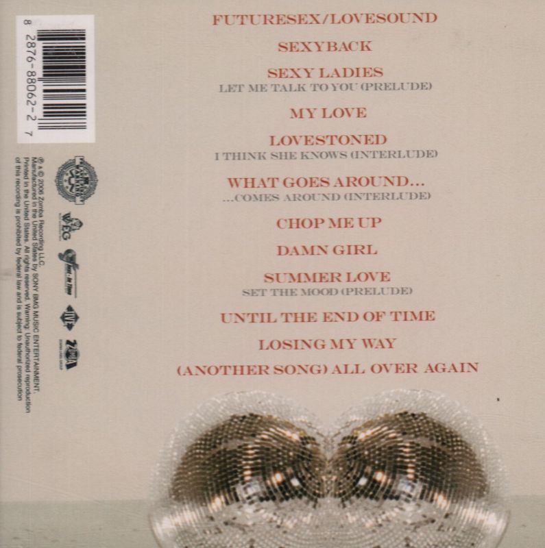 Futuresex/ Lovesound-Zomba Recording-CD Album-Like New