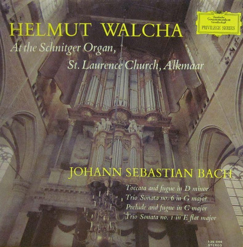 Johann Bach-Helmet Walcha-Deutsche Grammophon-Vinyl LP