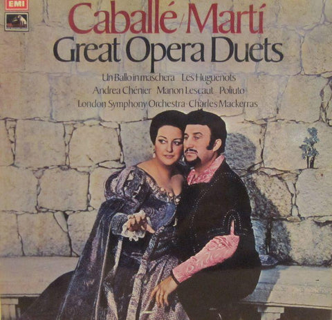 Caballe Marrti-Great Opera Duets-HMV/EMI-Vinyl LP
