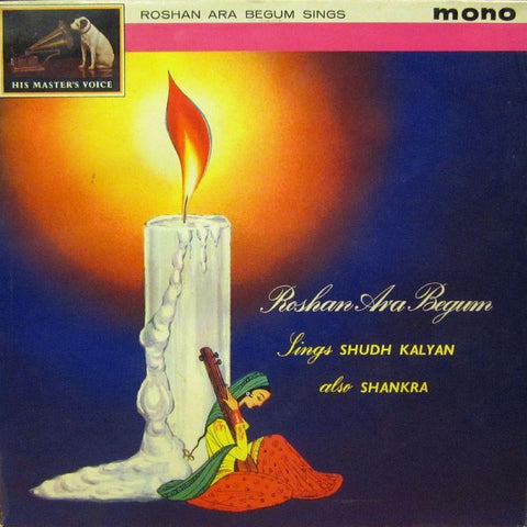 Roshan Ara Begum-Sings Shudh Kalylan/Shankra-HMV-Vinyl LP