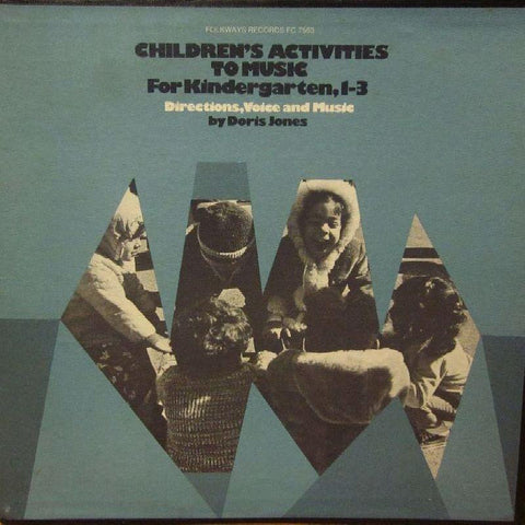 Children's Activities To Music-Kindergarten 1-3-Folksway-Vinyl LP