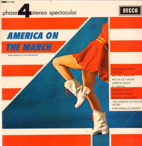 Bob Sharples & His Orchestra-America On The March-Decca-Vinyl LP