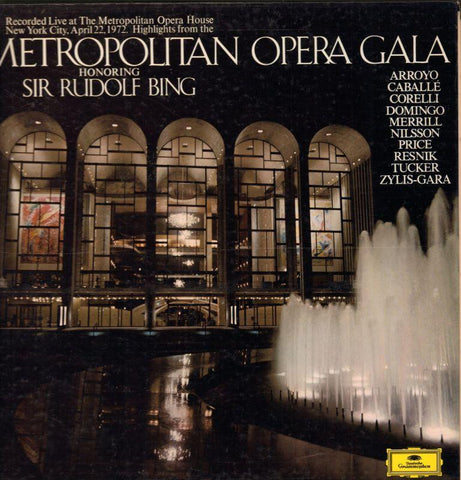 Various Opera-Metropolitan Opera Gala Honoring Sir Rudolf Bing-Deutsche Grammophon-Vinyl LP Gatefold