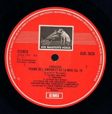 Victoria De Los Angeles-Songs Of The Auvergne-HMV-Vinyl LP-VG+/NM