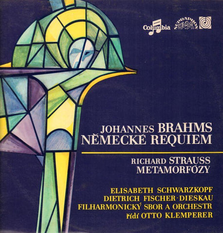 Brahms-Nemecke Requiem Schwarzkopf/Klemperer-Supraphon-2x12" Vinyl LP Gatefold