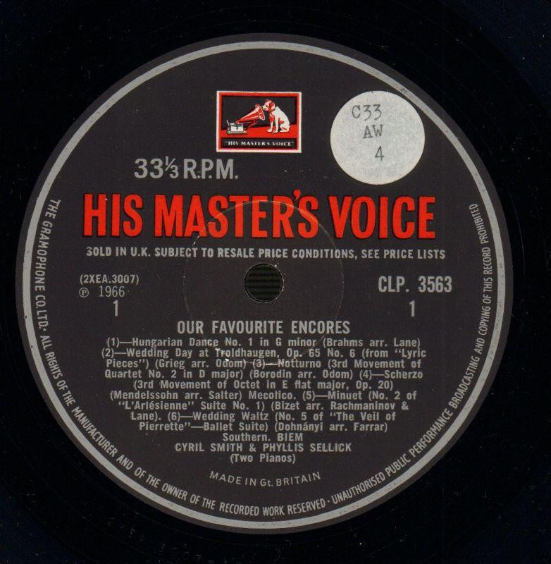 Our Favourite Encores-HMV-Vinyl LP-VG/VG