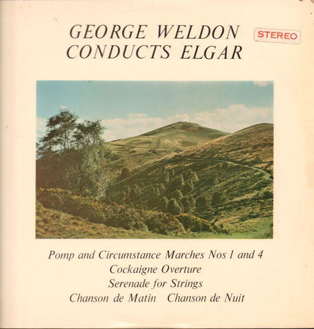 Elgar-George Weldon Conducts-World Record Club-Vinyl LP