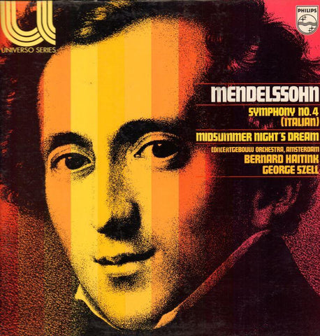 Mendelssohn-Symphony No.4 George Szell-Philips-Vinyl LP