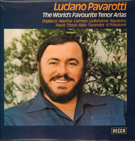 Pavarotti-The World's Favourite Tenor Arias-Decca-Vinyl LP