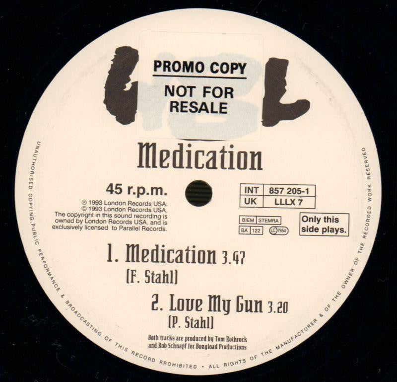 Medication-London-12" Vinyl-Ex/Ex
